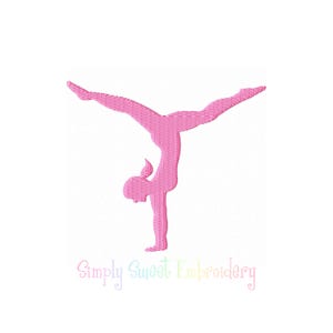 Gymnast Mini Machine Embroidery Design -5 sizes