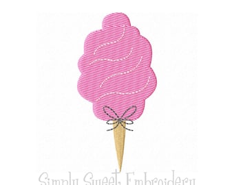 Cotton Candy Machine Embroidery Mini Design 2 - 6 sizes
