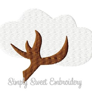 Cotton Boll Machine Embroidery Mini Design