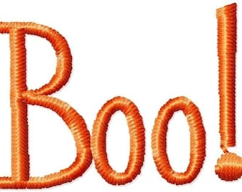 Boo Halloween Machine Embroidery Design Mini