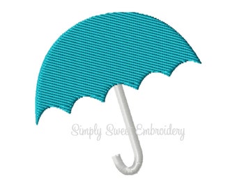 Umbrella Machine Embroidery Mini Design
