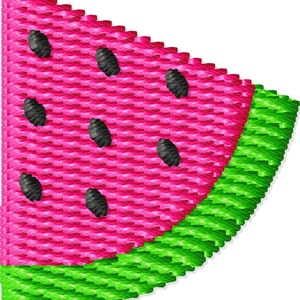 Watermelon Machine Embroidery Design Mini