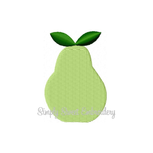 Pear Mini Machine Embroidery Design