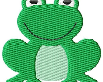 Frog 2 Mini Machine Embroidery Design