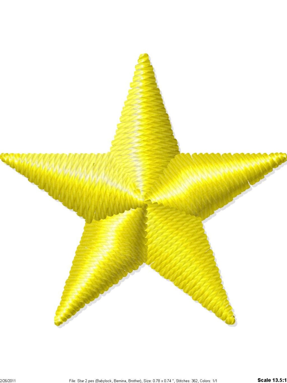 Stars Machine Embroidery Design Mini Etsy