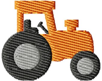 Tractor Machine Embroidery Mini Design