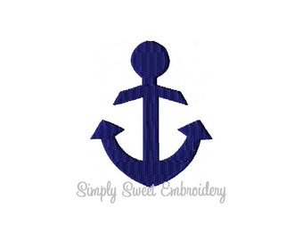 Anchor Machine Embroidery Mini Design - 5 sizes