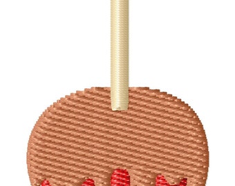 Candy Apple Mini Embroidery Design