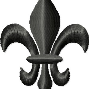 Flor de lis máquina bordar diseño Mini