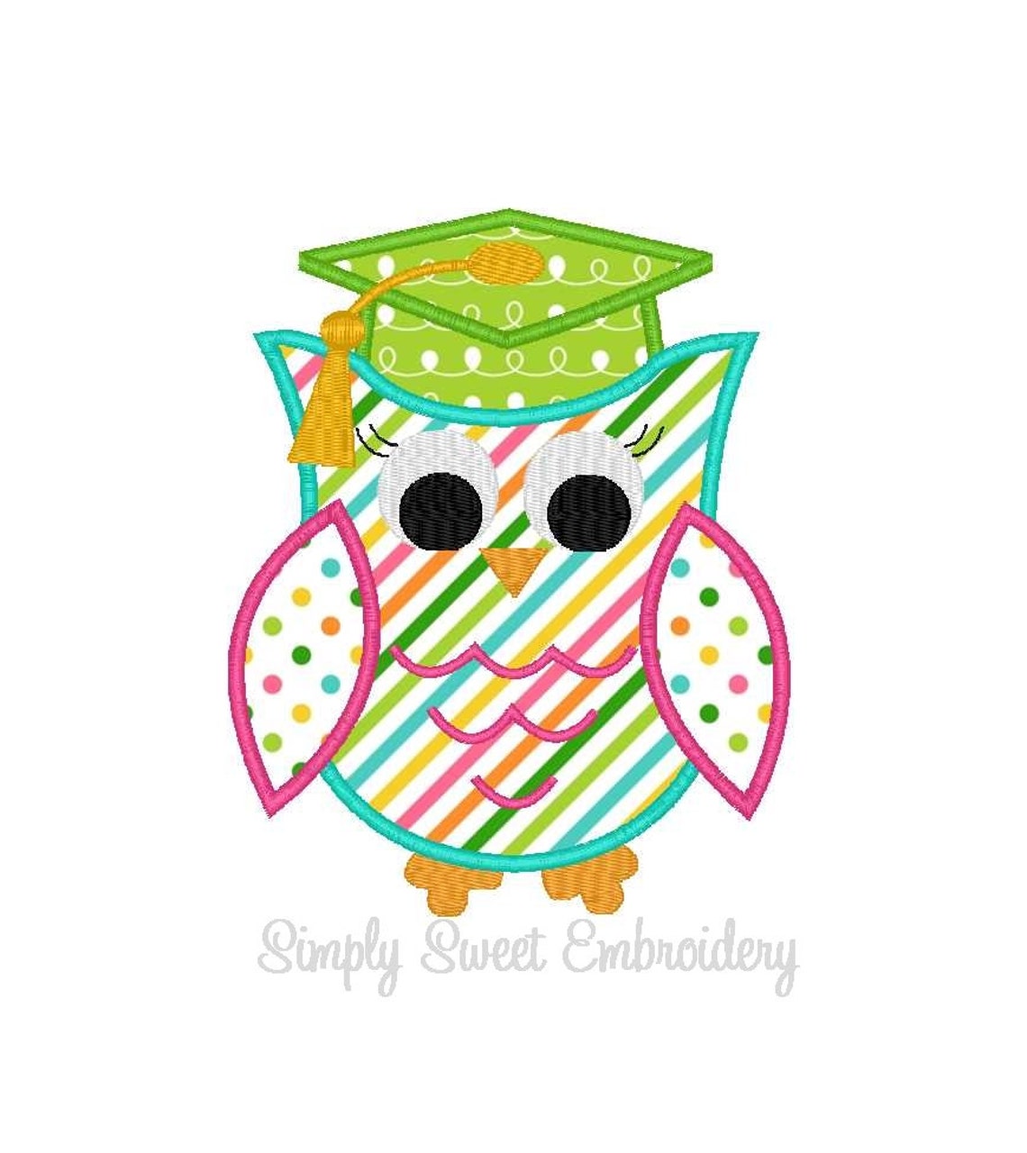 Graduation Owl Pattern Print Blanket