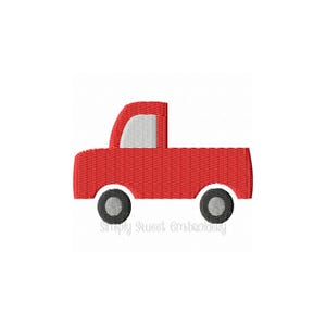 Truck Mini Machine Embroidery Design - 6 sizes