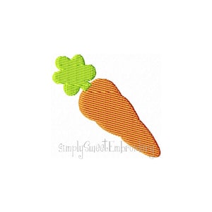 Carrot Mini Machine Embroidery Design