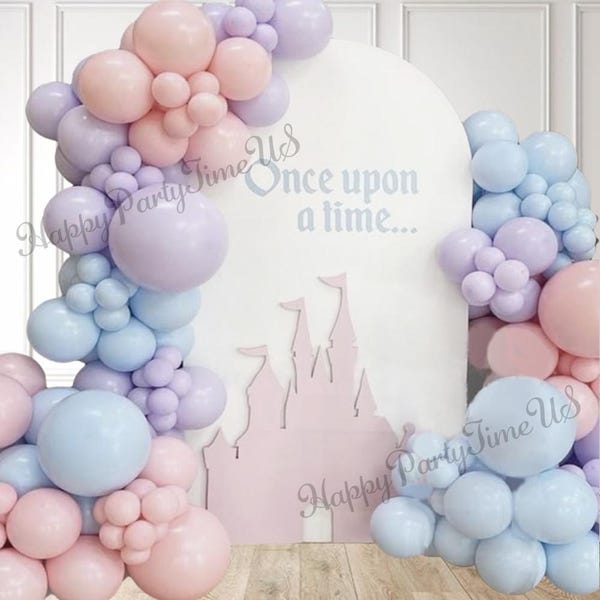 Princess Castle Arch Backdrop Cover: Party Decorations