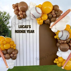 Arch Backdrop Stand Covers Baseball Sports Party Decorations Rookie Year Parties Arched Frame Cover Prop