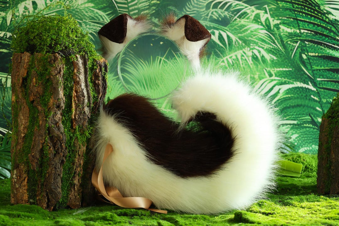 PUPPY EARS AND TAIL :3 