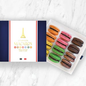 Vegan 12-Piece Egg Free, Nut-Free, Dairy-Free, Soy-Free, Gluten-Free French Macarons