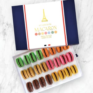 Vegan 24-Piece Egg Free, Nut-Free, Dairy-Free, Soy-Free, Gluten-Free French Macarons