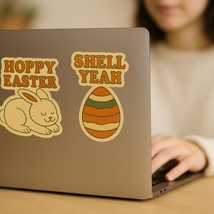 Digital easter stickers