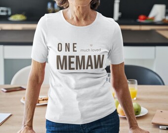 Una maglietta molto amata per la nonna - Vestito sincero per la festa della mamma per la nonna / Maglietta regalo significativa per la nonna / Maglietta accogliente per la famiglia