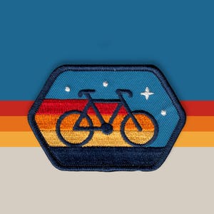 Cyclist Embroidered Patch