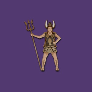 The Big Lebowski: Viking Maude Enamel Pin