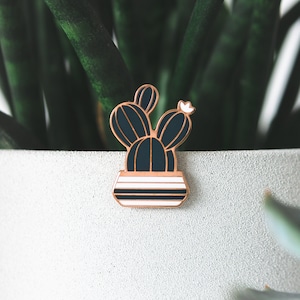 Prickly Pear Cactus Enamel Pin