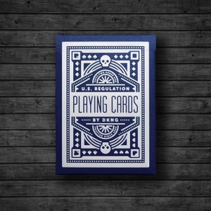 Karty do gry DKNG „Blue Wheel”