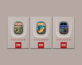 Window Seat Enamel Pin Pack