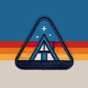 A-Frame Cabin Embroidered Patch