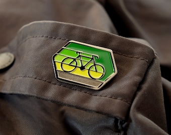 Cyclist Enamel Pin