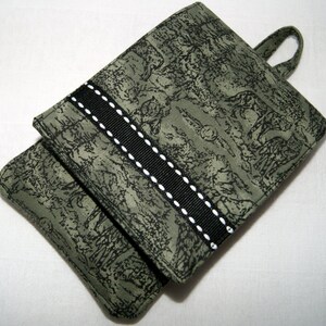 Estuche de tela de algodón, mini billetera suave, porta objetos pequeños, accesorio de mochila