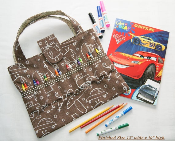 Download Children Coloring Book Crayon Bag Gift For Children Pouch Etsy