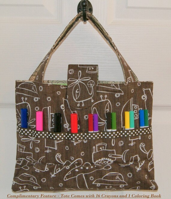 Download Children Coloring Book Crayon Bag Gift For Children Pouch Etsy