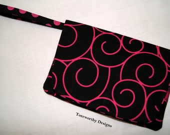 Ladies Wristlet Style Purse - Hand Held Clutch - Small Items Accessory Bag - Bridesmaids Gift Idea - Small Evening Bag - Woman&#39;s Accessory