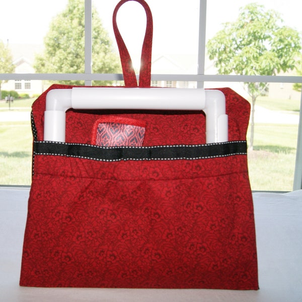 Embroidery Project Tote: Cross Stitch & Floss Organizer