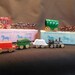 Vintage, Miniature Transportation...A Stage Coach, a Wagon and a Train!