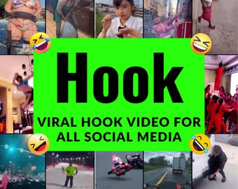 Viral Hook-videobundel voor alle sociale media Instagram Hooks Tiktok Hooks Viral Hook-videospoelenbundel
