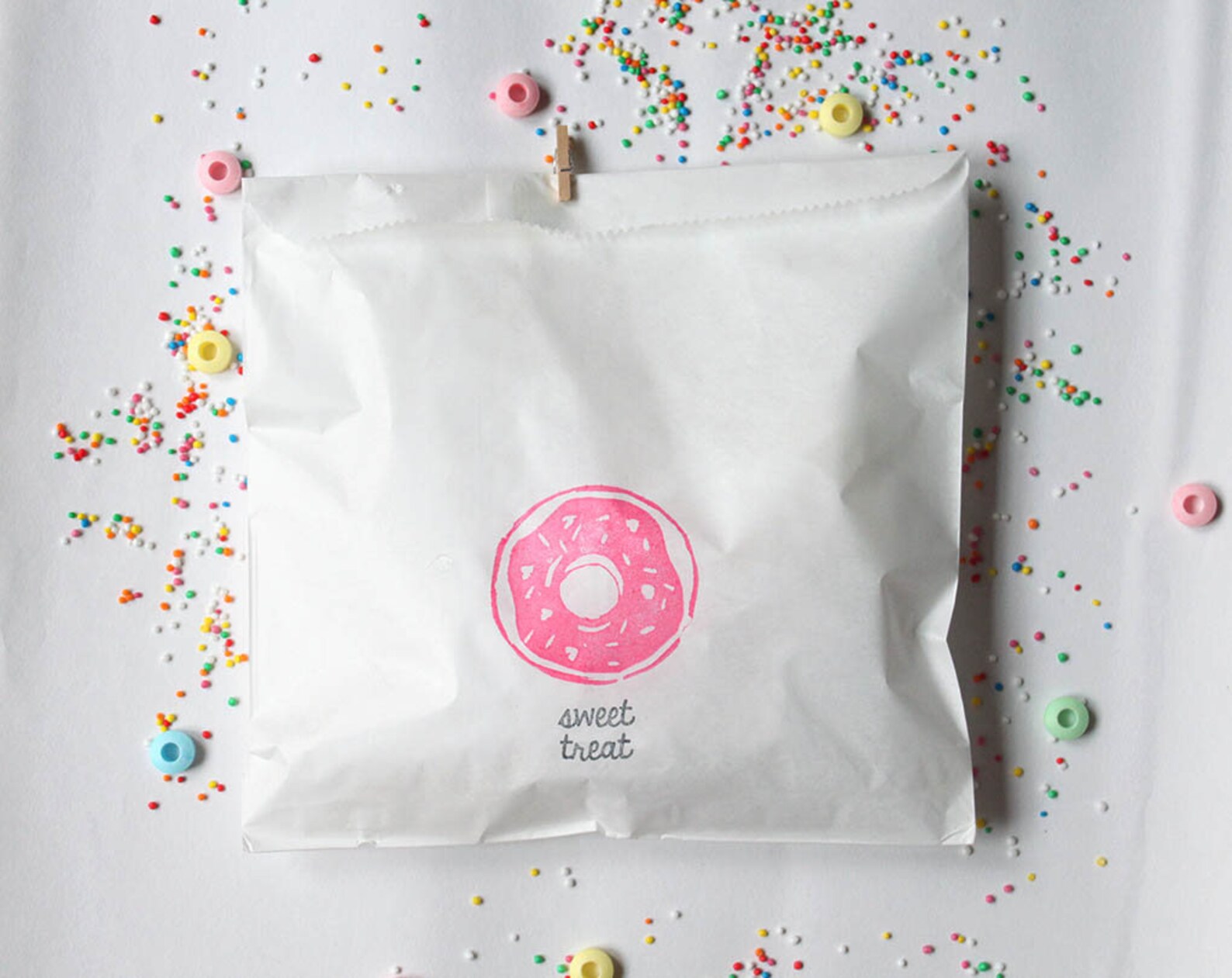 DONUT Favour Bags DONUT WALL bags donut party bags donut Etsy