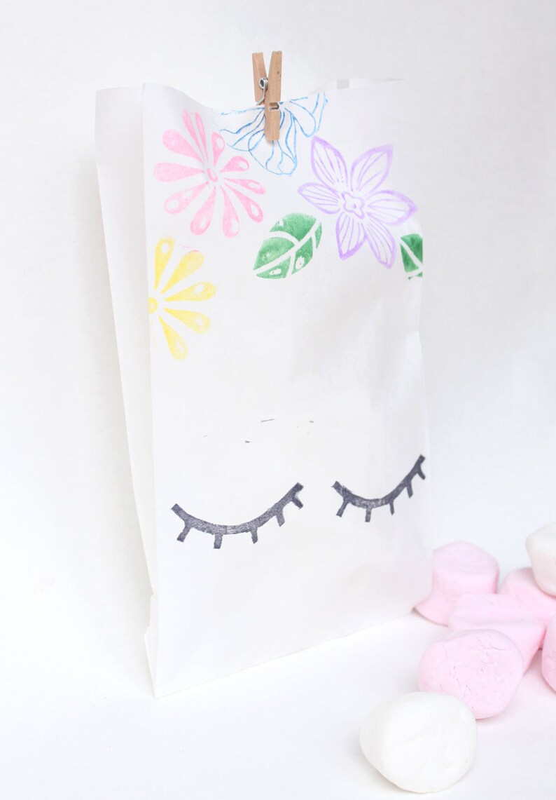 UNICORN Favour Bags Paper Bags Unicorn Sleeping Unicorn Etsy Australia