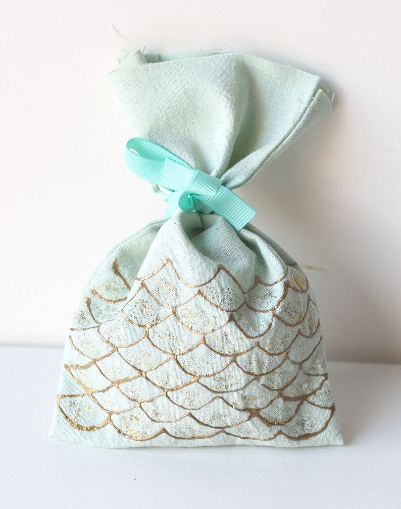 MERMAID favour bags. Mermaid gift bags Under the sea little Etsy