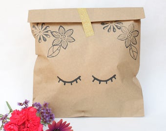 UNICORN Favour Bags - Unicorn party bags, sleeping unicorn, unicorn party, candy buffet bags, unicorn theme x 10