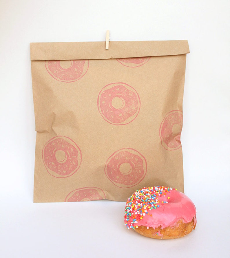 DONUT Favour Bags DONUT WALL Bags Donut Party Bags Donut Etsy Australia