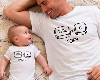 Copy Paste Shirt, Matching Shirts, Ctrl C Shirt, Ctrl V Shirt, Family Shirts, Fathers Day Shirt, Fathers Day Gift, Father Son Shirts