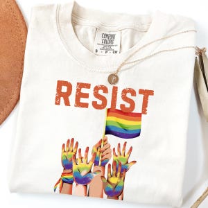 Retro Save PBS Shirt, Resist Equality Shirt, Save Public Broadcasting Shirt, Equal Rights, LGBTQ Shirt, Resist Pride Shirt, Comfort Color