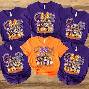 Disney Halloween 2025 Shirt, Custom Disney Halloween Matching Shirt, Disney Family Halloween Shirt, Halloween Party Shirt, Disneyland Shirt