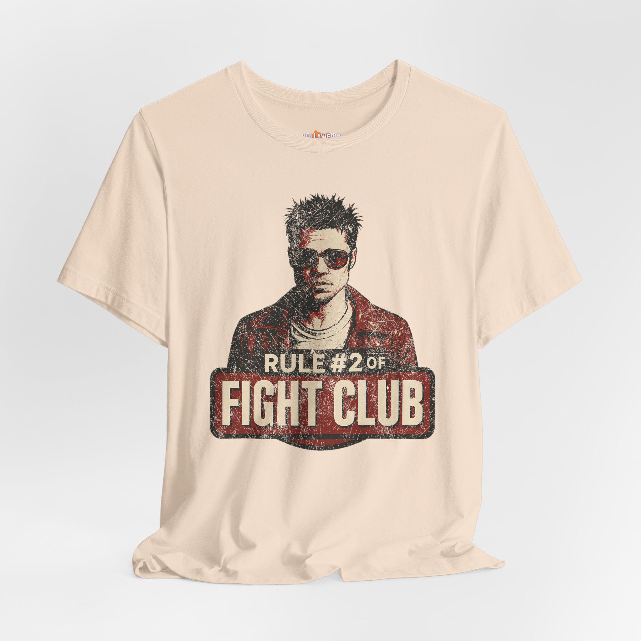 Fight Club T-shirt: Tyler Durden, Rule #2 Movie Quote, Unisex