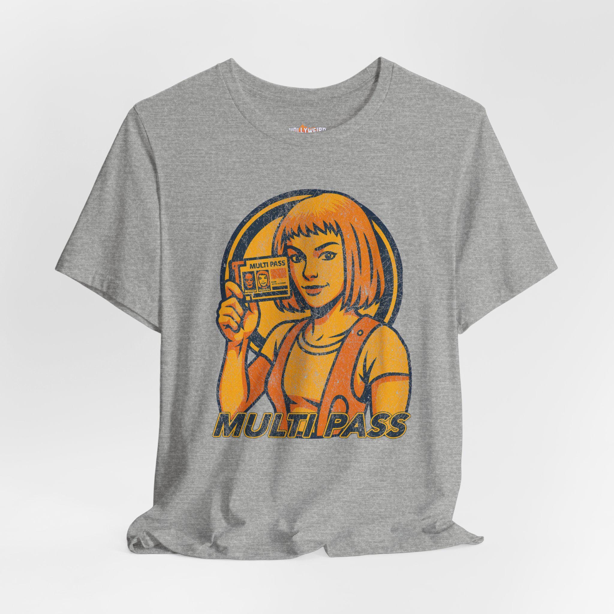 Leeloo Dallas Multi Pass T-shirt: the Fifth Element Inspired Sci
