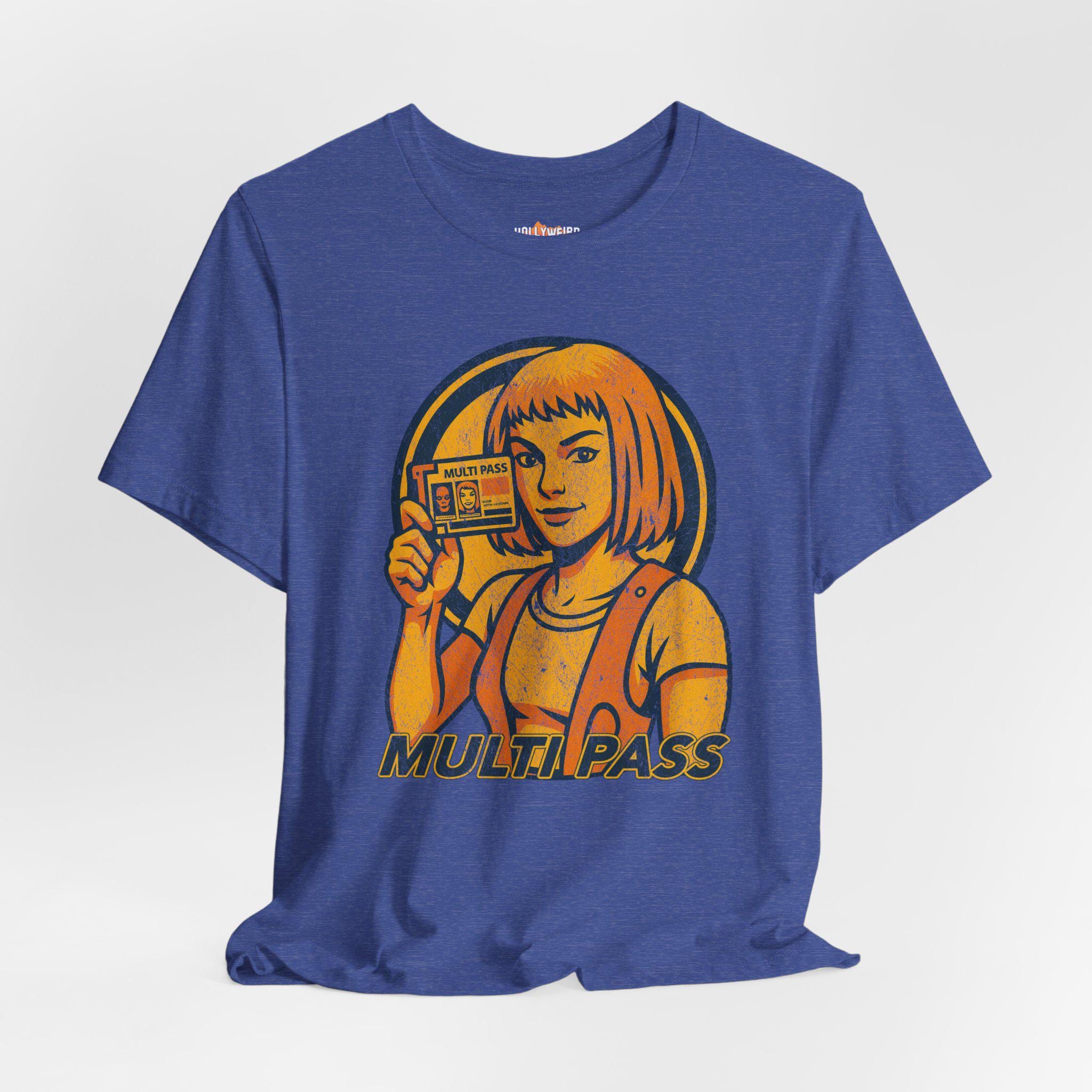 Leeloo Dallas Multi Pass T-shirt: the Fifth Element Inspired Sci