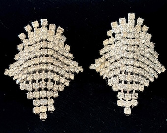 Vintage MUSI set strass schoengespen, schoengespen jaren 1900