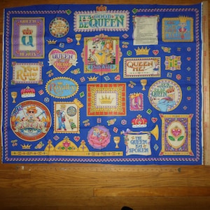 Vintage MARY ENGELBREIT Crafting Cotton Fabric -put out in 2003